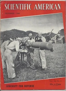 Scientific American Magazine December 1940 WWII Aircraft Defense  - Bild 1 von 1