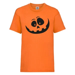 Halloween Pumpkin Smile T-Shirt - Picture 1 of 2