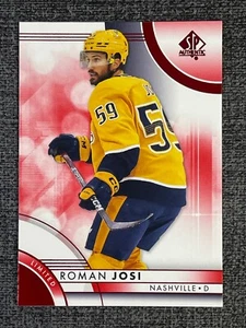 Roman Josi 2023-24 Upper Deck SP Authentic Hockey Limited Red #39 - Picture 1 of 2