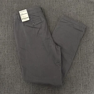 NEW Eddie Bauer Pants Women's 10 Boyfriend Slim Chino Loose Fit Gray - Picture 1 of 8