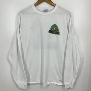 Crazy Shirt Long Sleeve T-Shirt Men's L White California Highway 1 Double Sided - Picture 1 of 11