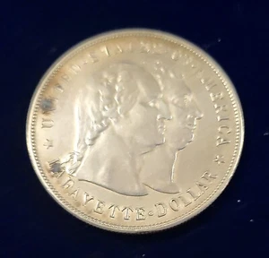 1900 $1 Lafayette Commemorative Silver Dollar. In Capsule - Picture 1 of 11