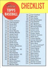 2012 Topps Heritage Checklists #2 Checklist 2 
