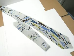 Rare Georgina Von Etzdorf ARCHIVES "not for sale" 80's Pure Silk Mens Tie - Picture 1 of 12