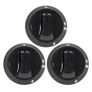 3er Set Knebel (3x Regler-Knopf) für Gashahn | 3 Stück im Set | BBQ, KN3SET - Bild 1 von 5