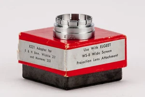 Elgeet X221 Adapter Objective Adapter B&h 8mm Wilshire 221 And Monterey 253 - Picture 1 of 3