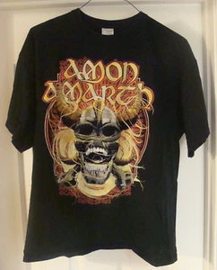 Amon Amarth ~Viking Skull~ Gildan t-shirt..Size XL..VERY LIGHTLY WORN.. - Picture 1 of 4