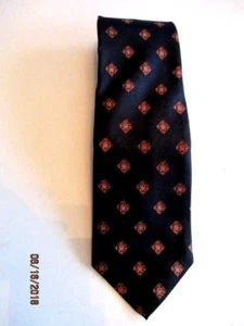 Vintage O'Neil's Men's Shops Tie Acetate & Tricel 54" L x 3-1/8" W Black #13 - Picture 1 of 3