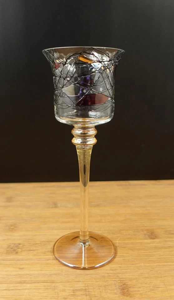 Stained Glass Candle Holder - Image 1 of 4