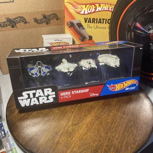 Hot Wheels Star Wars Hero Starship 4-Pack Set Die Cast - Picture 1 of 13