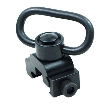 Tactical QD Sling Swivel Attachment Mount Adapter with 20mm Picatinny Rail - Image 1 of 4