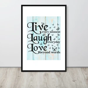 A1/A2/A3, Black Picture Frame Oak Wall Art Prints,  Picture, Home Decor. - Picture 1 of 5
