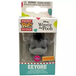 Funko Pocket POP Keychain Eeyore Flocked Exclusive Winnie The Pooh New - Picture 1 of 6