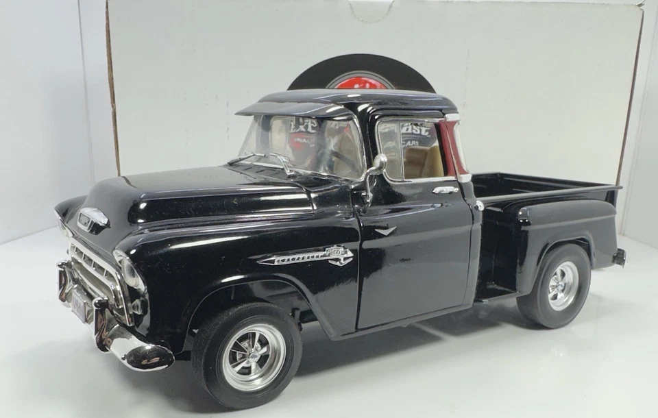 GMP/American Muscle 1/18 Scale 1955 CHEVY 3100 “Custom Body Swap” INSANE BUILD - Image 1 of 4