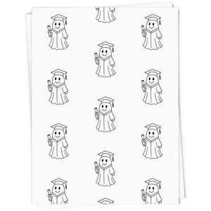 'Graduation Ghost' Gift Wrap / Wrapping Paper / Gift Tags (GI055047) - Picture 1 of 12