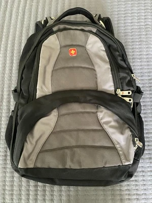 Swiss Gear Travel Laptop Backpack Black & Gray - Image 1 of 4