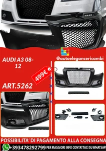 💕ART.5262  PARAURTI ANTERIORI AUDI A3 08-12💕 - Imagen 1 de 7