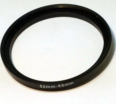 52mm to 55mm male to female threads step Up ring for 50mm f1.8 - Image 1 of 4