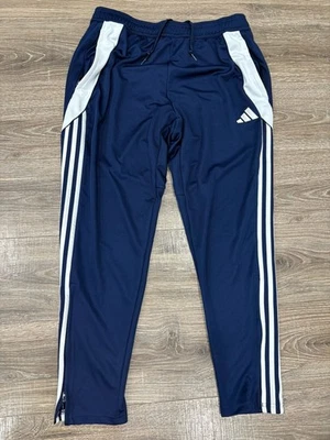 Adidas Tiro 24 Training Soccer Pants Blue White Mens XL Regular Fit Mint - Image 1 of 4
