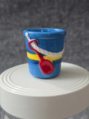 Nora Fleming RETIRED Mini Castle In The Sand A202 Sand Pail Bucket - Image 1 of 4