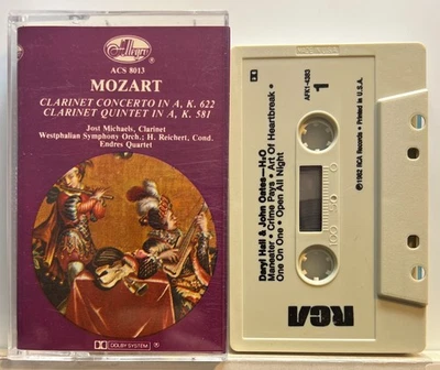 Mozart: Clarinet Concerto In A, K. 622 Quintet In A, K. 581 (Cassette Tape) *VG* - Image 1 of 2