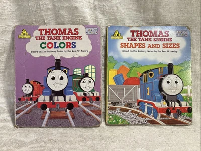 1991 Thomas the Tank Engine Shapes and Sizes - Colors - Board Books - 7931 - Image 1 of 4