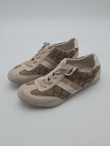 Coach New York Wildleder Kelson Sneakers in Khaki/Kreide Größe 8B - Bild 1 von 6