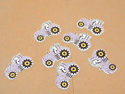 Juego de 2 botones de madera para tractor de 2 agujeros (11775) Foto 1 de 4