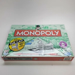 2013 Monopoly Fast Dealing Property Trading Game with The Cat Token Factory Seal - Picture 1 of 4