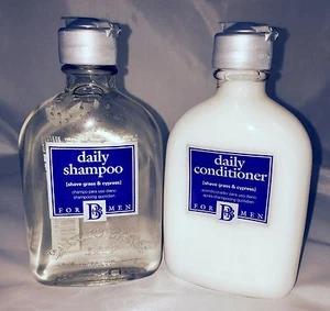 SET of Back To Basics Men's Daily Shampoo and Conditioner 8.5oz each - Picture 1 of 6