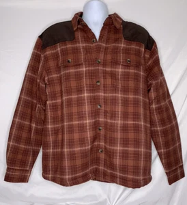 Scandia Woods Button Down Sherpa Lined Jacket Mens Size Medium - Picture 1 of 5