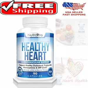 Healthy Heart - 90 Count Supplements for Cholesterol & Triglyceride Support - Picture 1 of 10