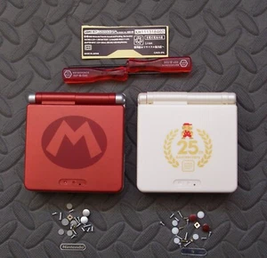 Nintendo Game Boy Advance GBA SP Shell - Mario Themed -Pick Design! - Picture 1 of 6