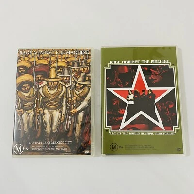 Rage Against The Machine DVD Lot Bundle 90s Grunge Rock Music Live Concert Shows - Image 1 of 4