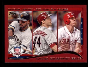 2014 Topps Red #38 Pedro Alvarez / Paul Goldschmidt / Jay Bruce - Picture 1 of 2