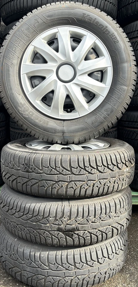 4 Orig VW Winterräder Stahl 185/70 R14 88T Polo 6 2G Seat Ibiza 6F 2Q0601027C 16 - Bild 1 von 3