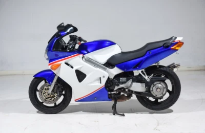 ABS Plastic Fairings for Honda VFR800 1998 1999 2000 2001 Blue White Bodywork — 第 1/4 张图片