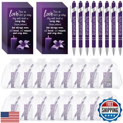 Yeaqee 150 Pcs Funeral Favor Thank You Set Funeral Favor for a Memorial Servi - Image 1 of 4