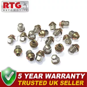 16x Wheel Nuts For Rover Metro 1980-1990 (Alloy Wheels) Silver - Picture 1 of 1