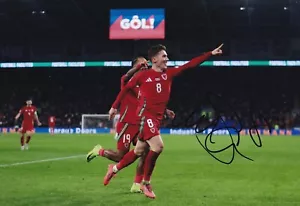 Football - Harry Wilson - Hand Signed 12x8 Inch Photograph - Wales - COA - Picture 1 of 1