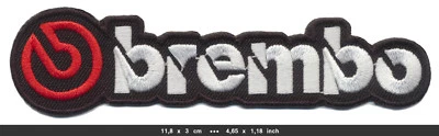 ROYAL GARMENT BREMBO Aufnäher Aufbügler Patch Bremsen Scheibenbremsen Disk Brakes v1