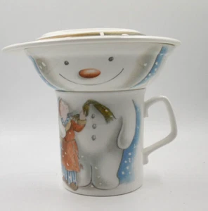 ROYAL DOULTON BUILD A SNOWMAN TASSE SCHÜSSEL & TELLER SET 1. QUALITÄT UNBENUTZT 3 TEILE - Bild 1 von 5