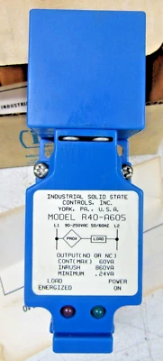 🔥NEW ISSC R40 LIMIT SWITCH R40-A605 PROXIMITY SWITCH 90-250 VAC - Image 1 of 4