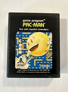 Pac-Man (Atari 2600, 1982) Game Cart Only Vintage Authentic Video Game - Picture 1 of 15