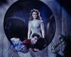 GARY CONWAY DEANNA LUND DUAL SIGNED 8x10 PHOTO LAND OF THE GIANTS BECKETT BAS - Picture 1 of 2
