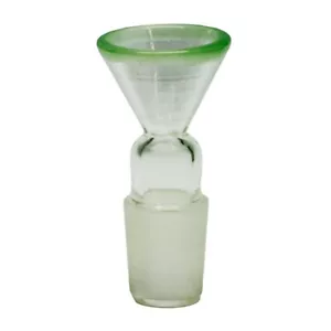 Quality Stained Glass Cone 18.8mm 19mm Male Slide Bowl Hookah Bong Replacement - Picture 1 of 1
