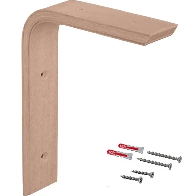 Gedotec Ángulo de Estantería Country Madera Ménsula Haya 100-250 MM Wand-Konsole - Imagen 1 de 4