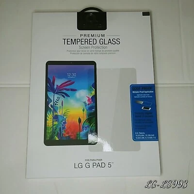 For LG G Pad 5 10.1 inch Screen Protector Tempered Glass ,HD Easy Installation  - Image 1 of 4