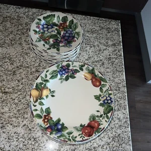 Antique Sakura Casual Dining Dishes 8 Big & 10 Small - Picture 1 of 5