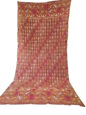 Phulkari Embroidered with Floss-Silk on Handwoven cotton,From punjab 